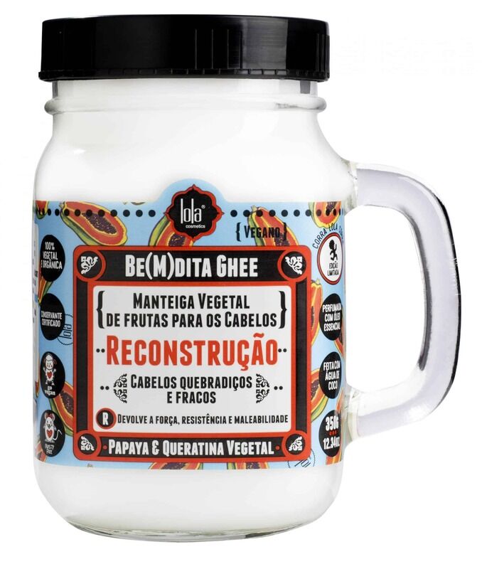 Lola Bem Dita Ghee Masc.Reconstrução Papaia 350g