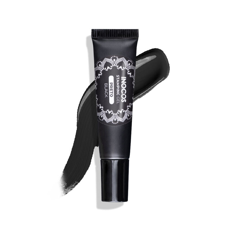 STAMPING GEL INOCOS 1 PRETO, 8ML
