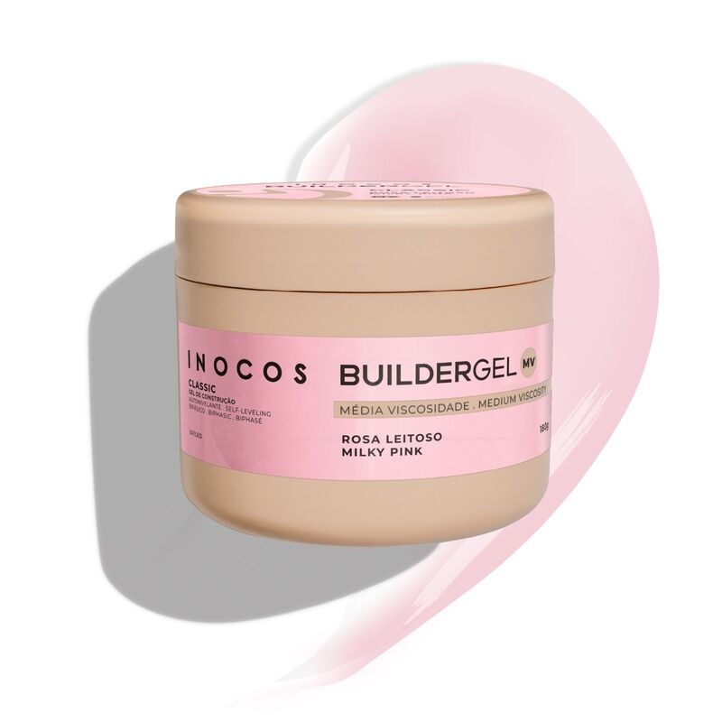 BUILDER GEL MV CLASSIC ROSA LEITOSO, 180G