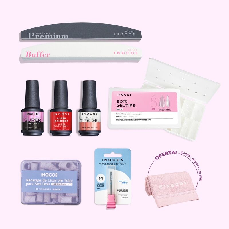 KIT SOFT GEL TIPS INOCOS