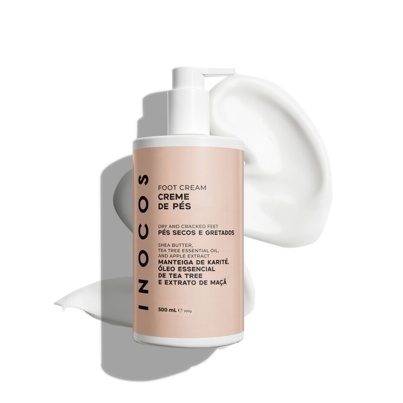 CREME DE PES, 500 ML - MANTEIGA DE KARITE, TEA TREE E EXTRATO DE MACA