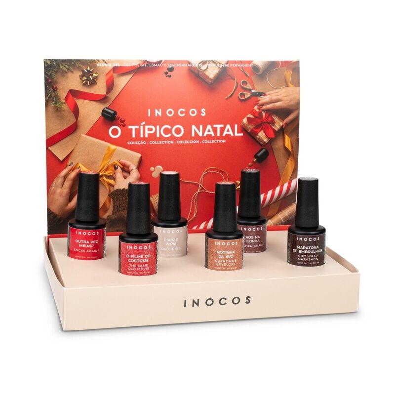 PRESS KIT COLECAO O TIPICO NATAL- as 6 cores de verniz gel