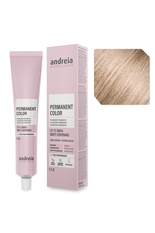 Andreia Coloração Permanente 10.0 Louro Platinado Natural