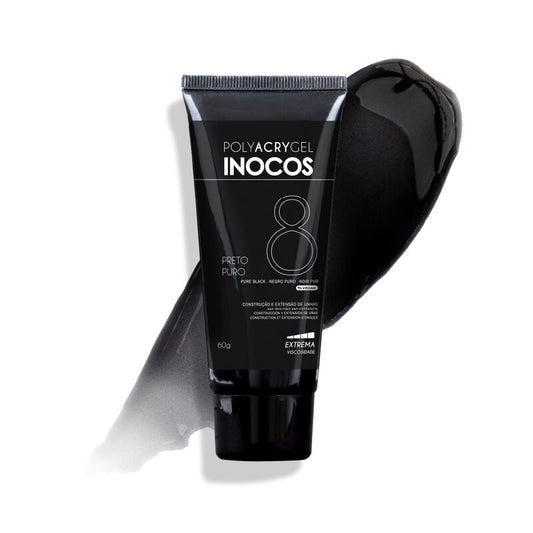 POLYACRYGEL INOCOS 8 BISNAGA PRETO PURO 60G