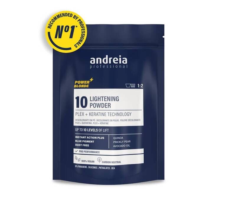 PO DESCOLORANTE AZUL VEGAN PLEX ANDREIA 500G