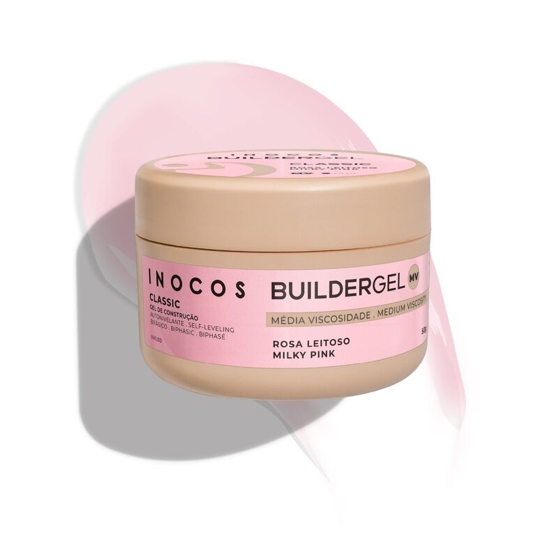 BUILDER GEL MV CLASSIC ROSA LEITOSO, 50G