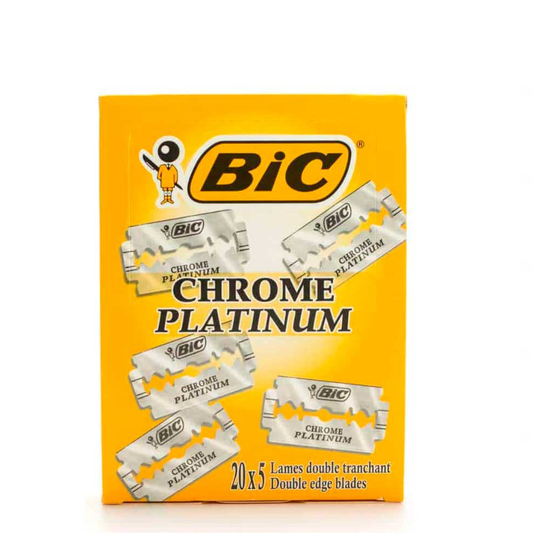BIC LÂMINAS BARBEAR CHROME PLATINIUM 20×5 UNID