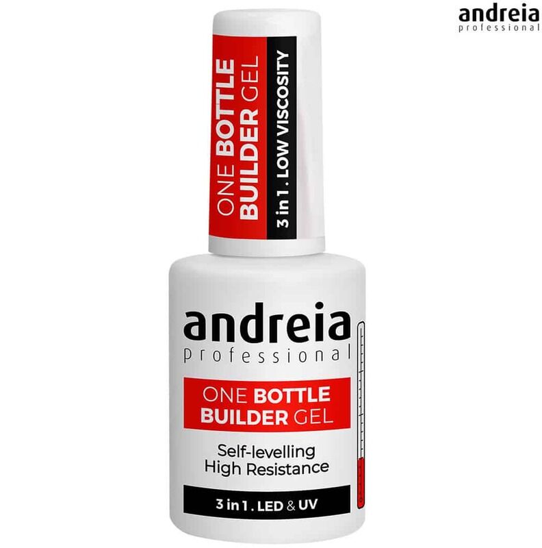 Andreia One Bottle Builder Gel Soft White 3in1 14ml