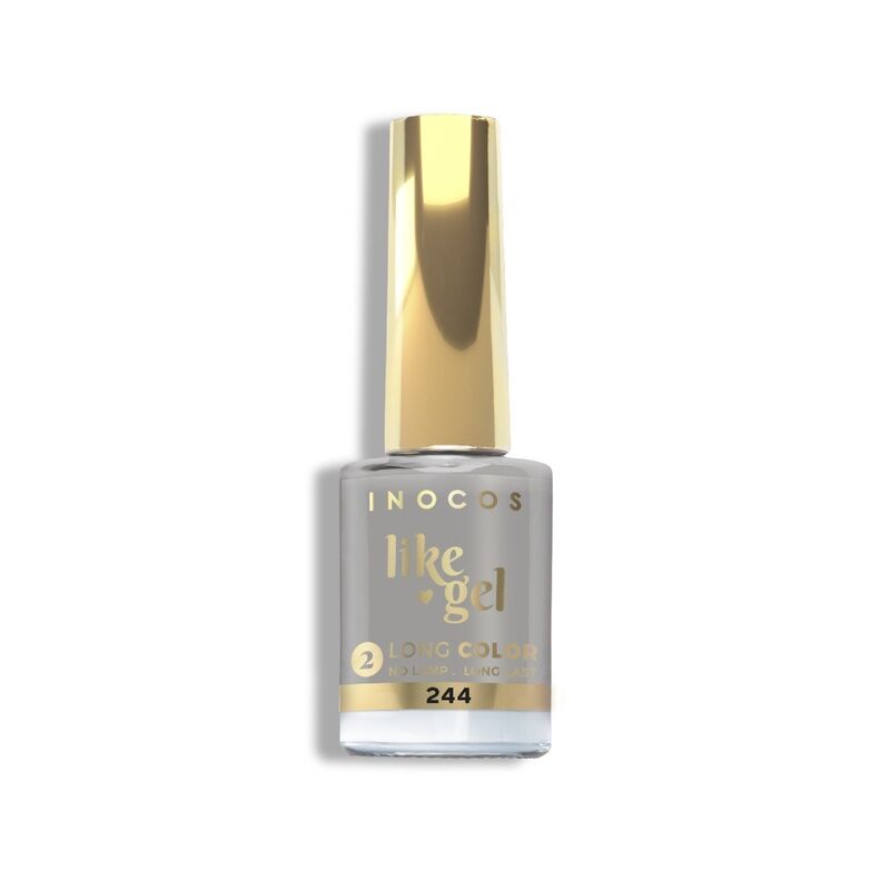 VERNIZ LIKE GEL 244, 11ML - AQUA EDITION | CINZA NEVOA