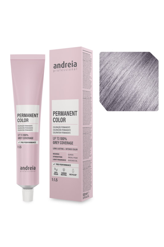 Andreia Coloração Permanente 9.16 Louro Muito Claro Prata