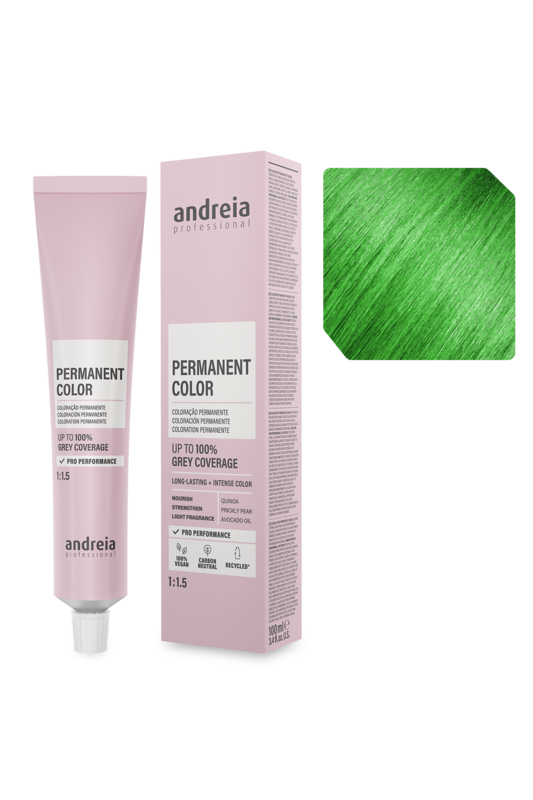 Andreia Coloração Permanente 0.22 Verde