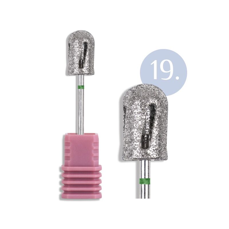 BROCA CILINDRICA REDONDA PEDICURE GRAO GROSSO 19
