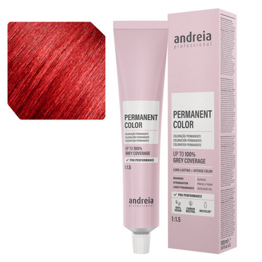 Andreia Coloração Permanente 8.5 Louro Claro Vermelho
