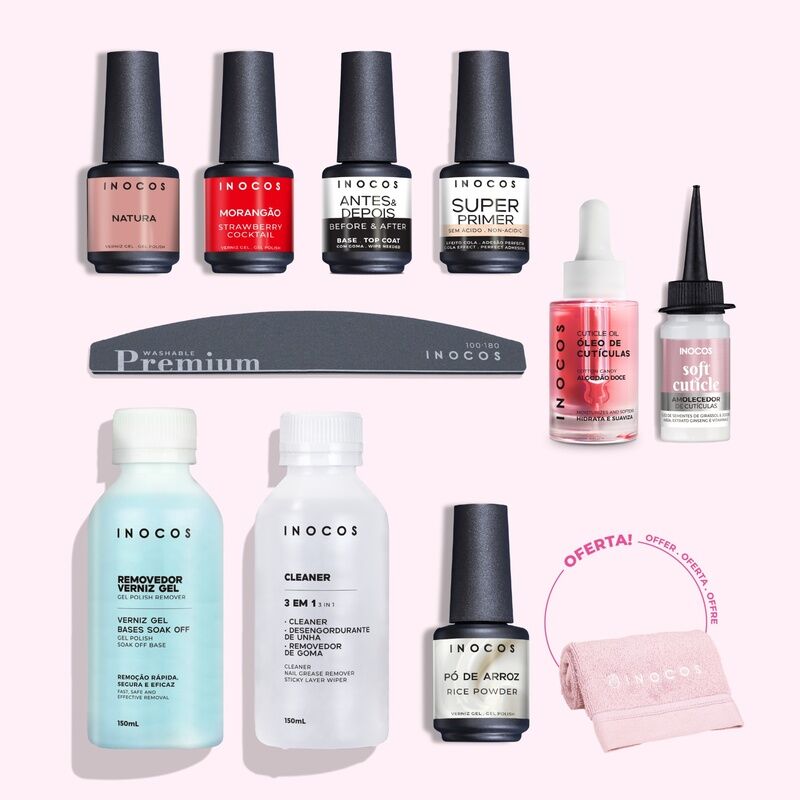 KIT VERNIZ GEL INOCOS