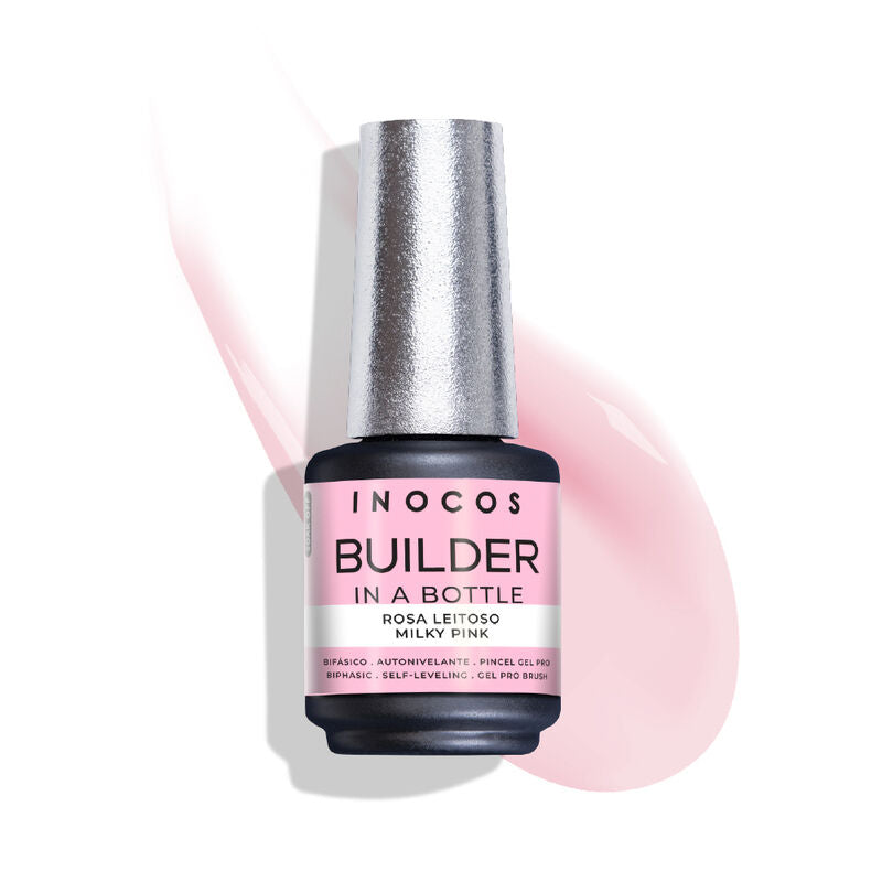 BUILDER IN A BOTTLE INOCOS ROSA LEITOSO, 15ML