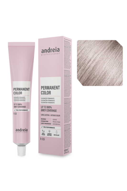 Andreia Coloração Permanente 9.01 Louro Muito Claro Natural Gelo