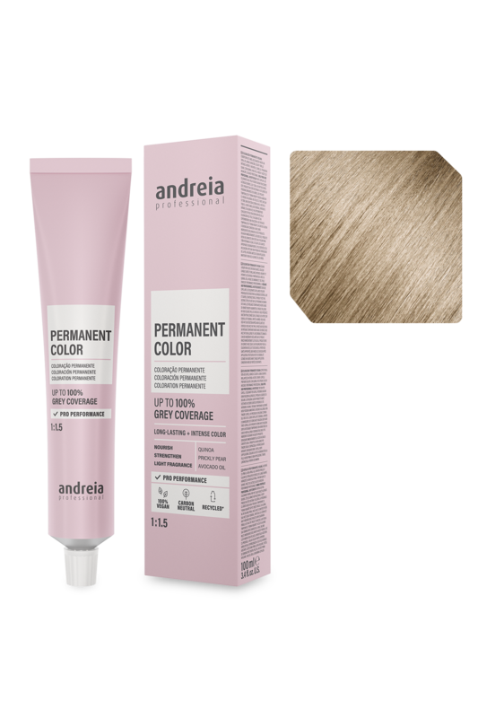 Andreia Coloração Permanente 9.2 Louro Muito Claro Frio