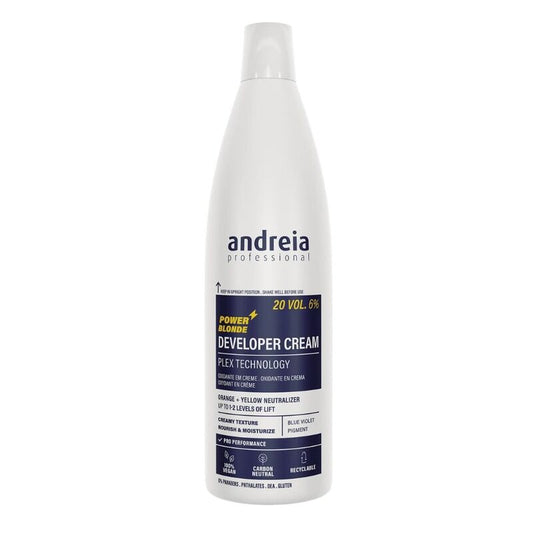 Andreia Oxidante Vegan Power Blonde em Creme 20Vol. 1L
