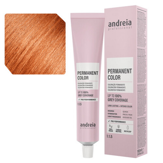 Andreia Coloração Permanente 9.4 Louro Muito Claro Laranja
