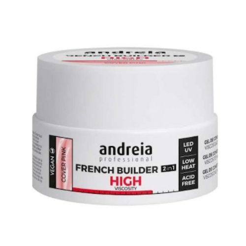 Andreia French Builder High Viscosity Cover Pink 2in1 Vegan 22gr