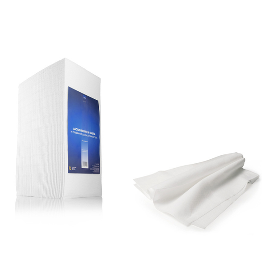 TOALHAS DE PAPEL DESCARTÁVEIS CELULOSE 38X77CM EMBALAGEM 90PCS
