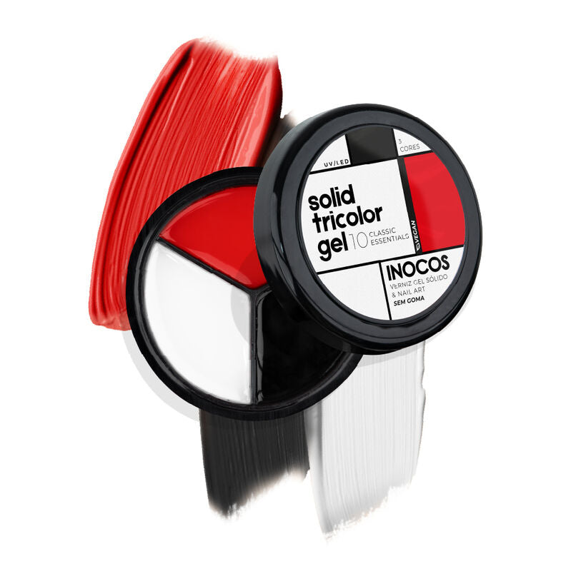 SOLID TRICOLOR GEL INOCOS 10 ESSENTIALS, 15G