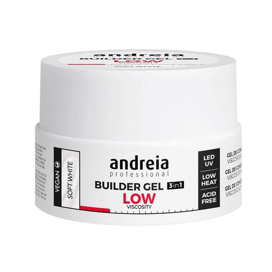 Andreia Professional Builder Gel Low Soft White 22gr