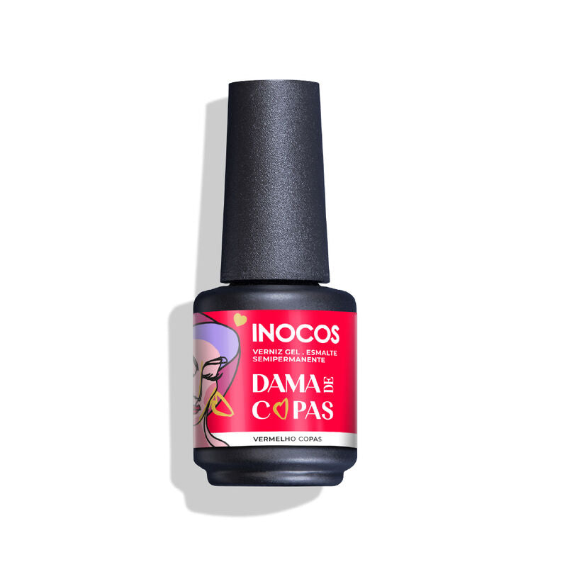 VERNIZ GEL INOCOS QH1 DAMA DE COPAS, 15ML