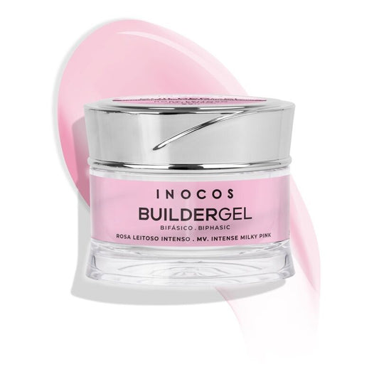 Builder Gel INOCOS Rosa Leitoso Intenso de Média Viscosidade 50g