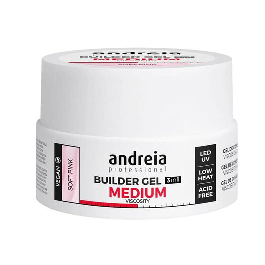 Andreia Professional Builder Gel Medium Soft Pink 22gr