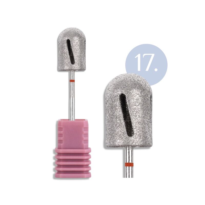 BROCA CILINDRICA REDONDA PEDICURE GRAO FINO 17