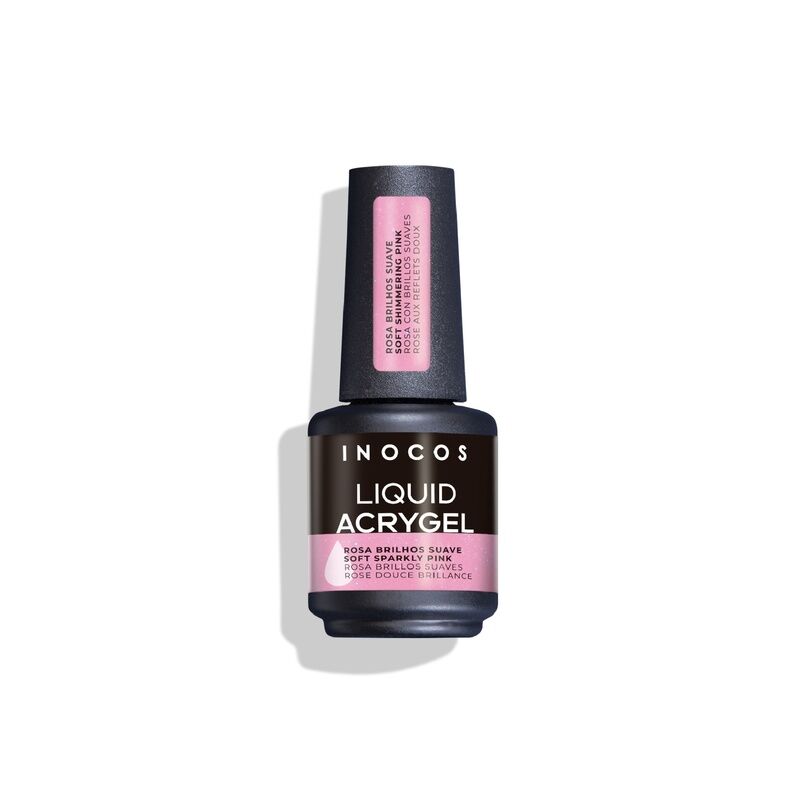LIQUID ACRYGEL ROSA BRILHOS SUAVES, 15ML