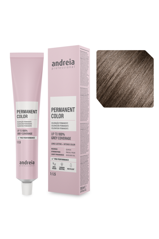 Andreia Coloração Permanente 6.02 Louro Escuro Natural Frio