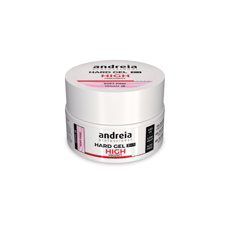 Andreia Hard Gel 2 in 1 – Soft Pink (High viscosity) 44gr