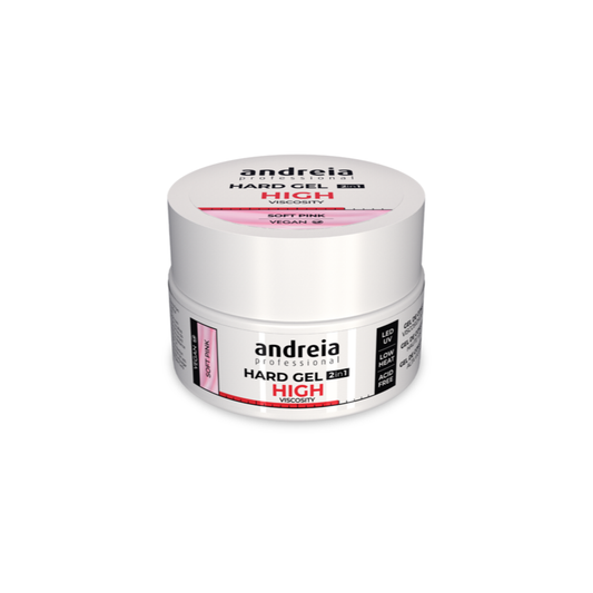 Andreia Hard Gel 2 in 1 – Soft Pink (High viscosity) 44gr