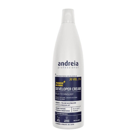 Andreia Oxidante Vegan Power Blonde em Creme 30Vol. 1L