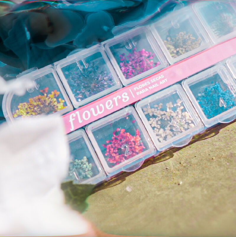 NAIL FLOWERS INOCOS - FLORES SECAS NAIL ART